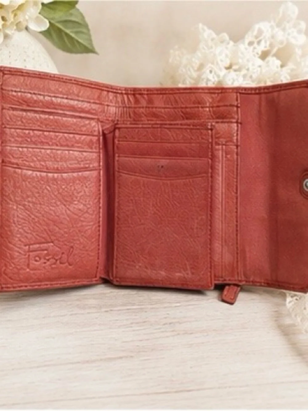 Fossil Multicolor Leather Organizer Wallet